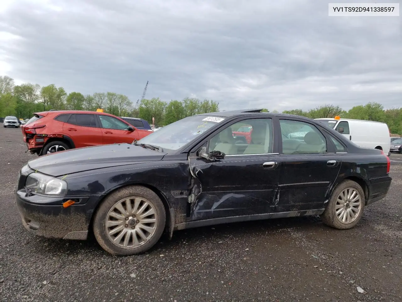 2004 Volvo S80 VIN: YV1TS92D941338597 Lot: 55812535