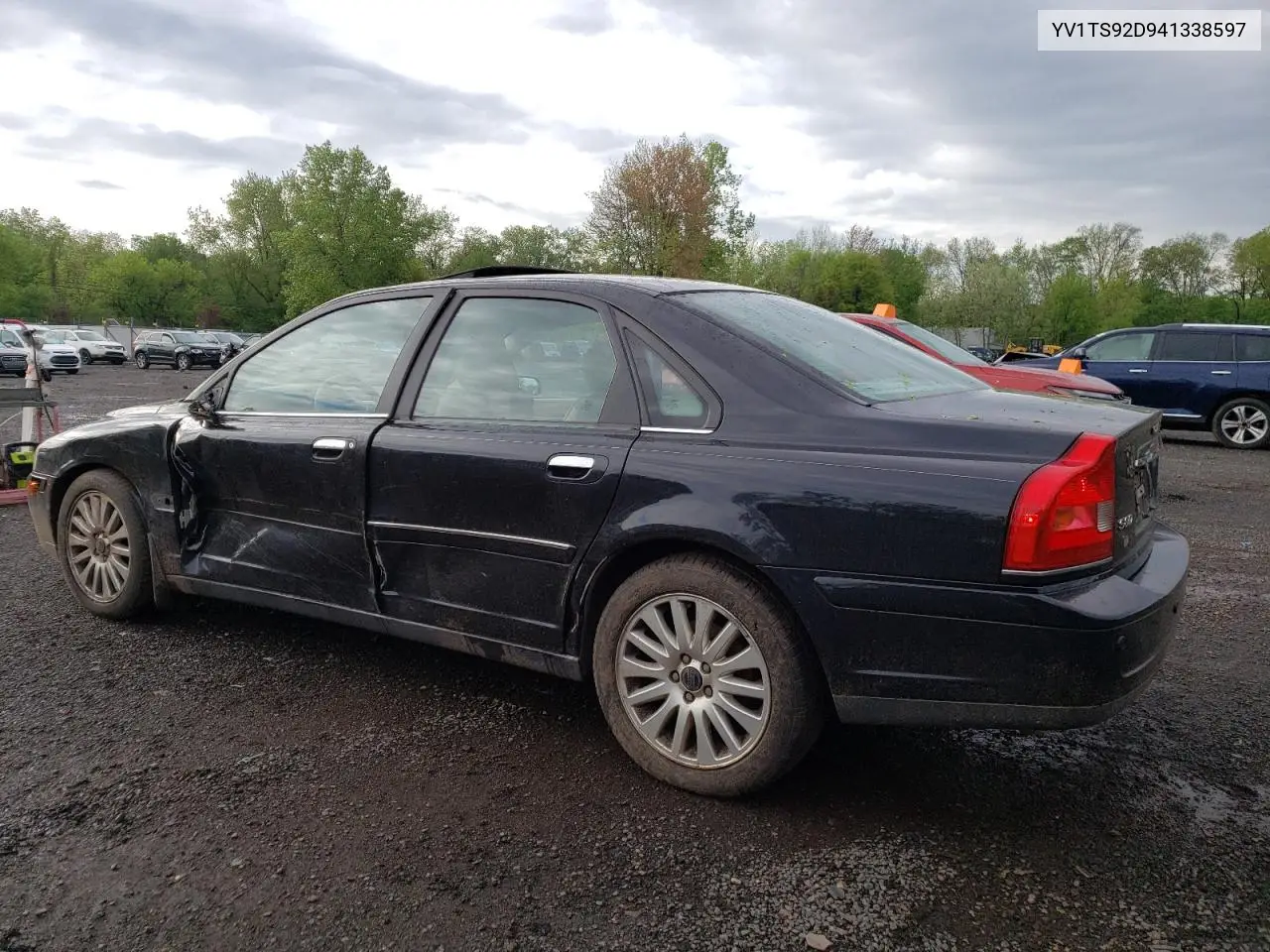 2004 Volvo S80 VIN: YV1TS92D941338597 Lot: 55812535