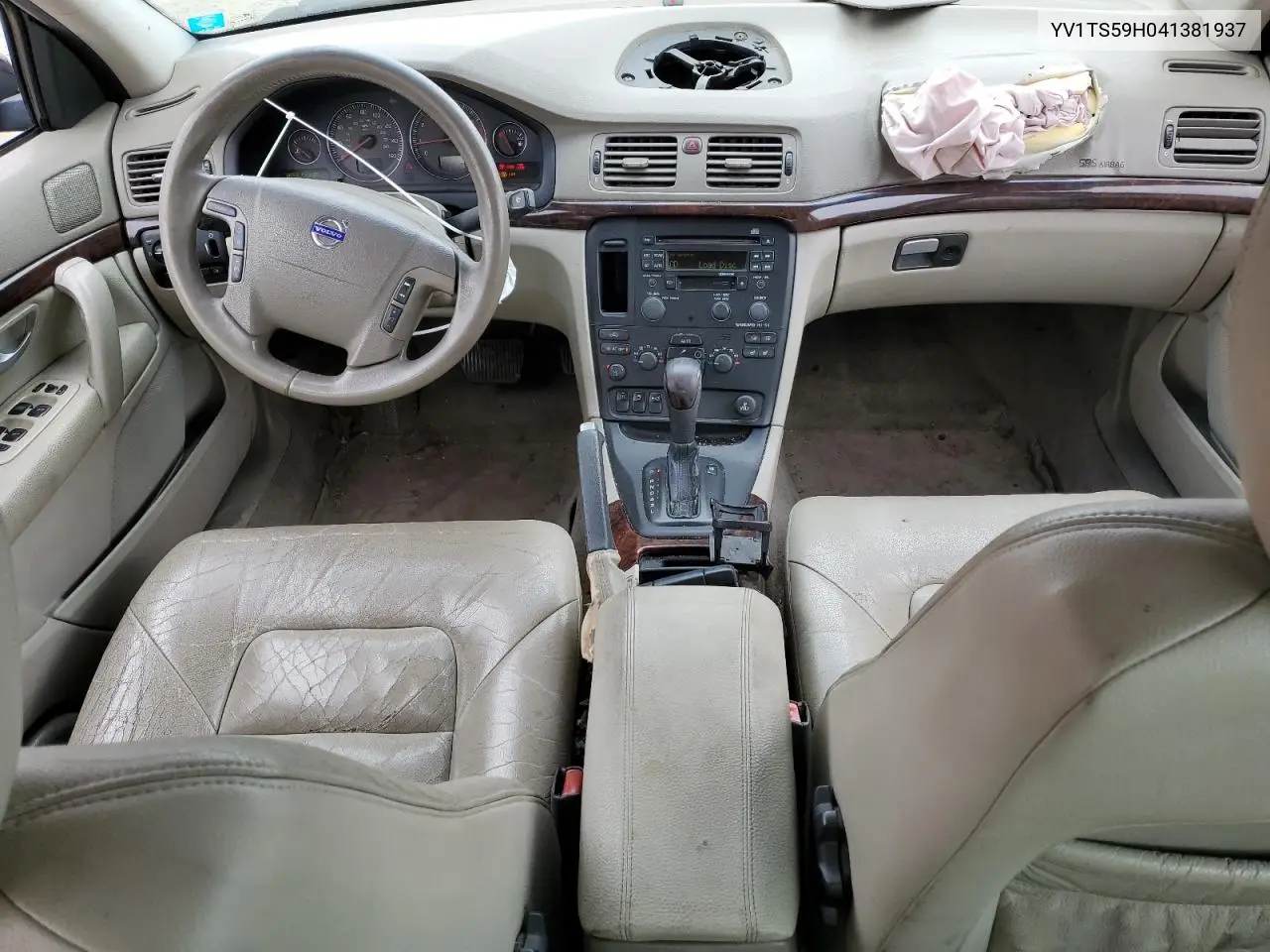 yv1ts59h041381937 YV1TS59H041381937 2004 Volvo S80 2.5T