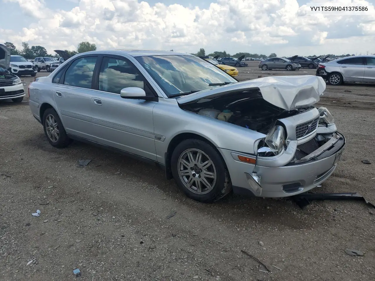 2004 Volvo S80 2.5T VIN: YV1TS59H041375586 Lot: 61306705