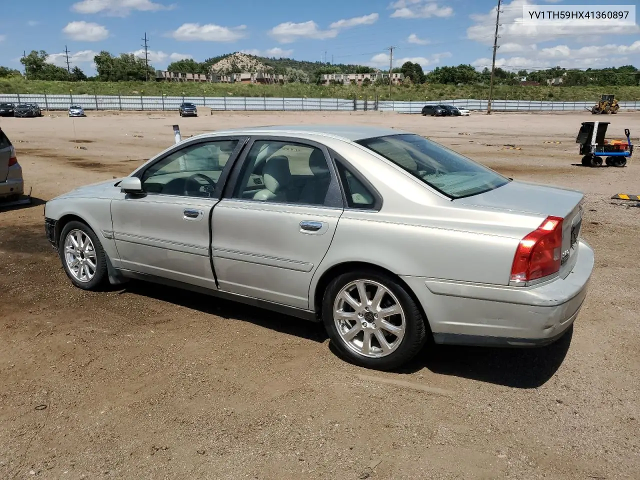2004 Volvo S80 2.5T VIN: YV1TH59HX41360897 Lot: 62173915