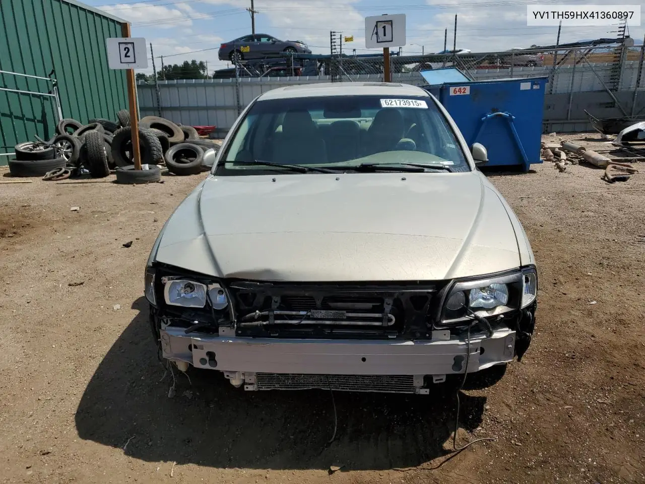 2004 Volvo S80 2.5T VIN: YV1TH59HX41360897 Lot: 62173915