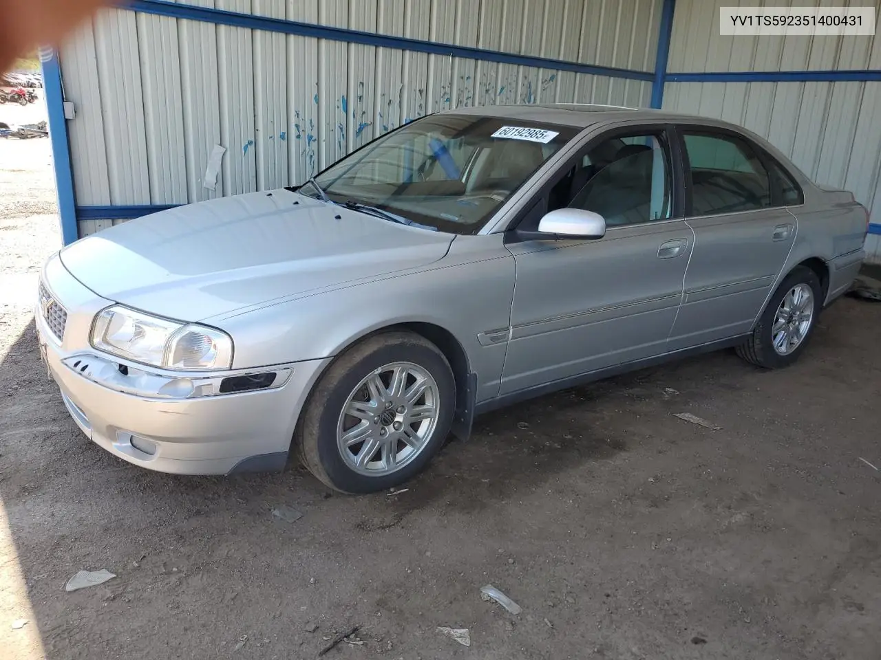 2005 Volvo S80 2.5T VIN: YV1TS592351400431 Lot: 60192985