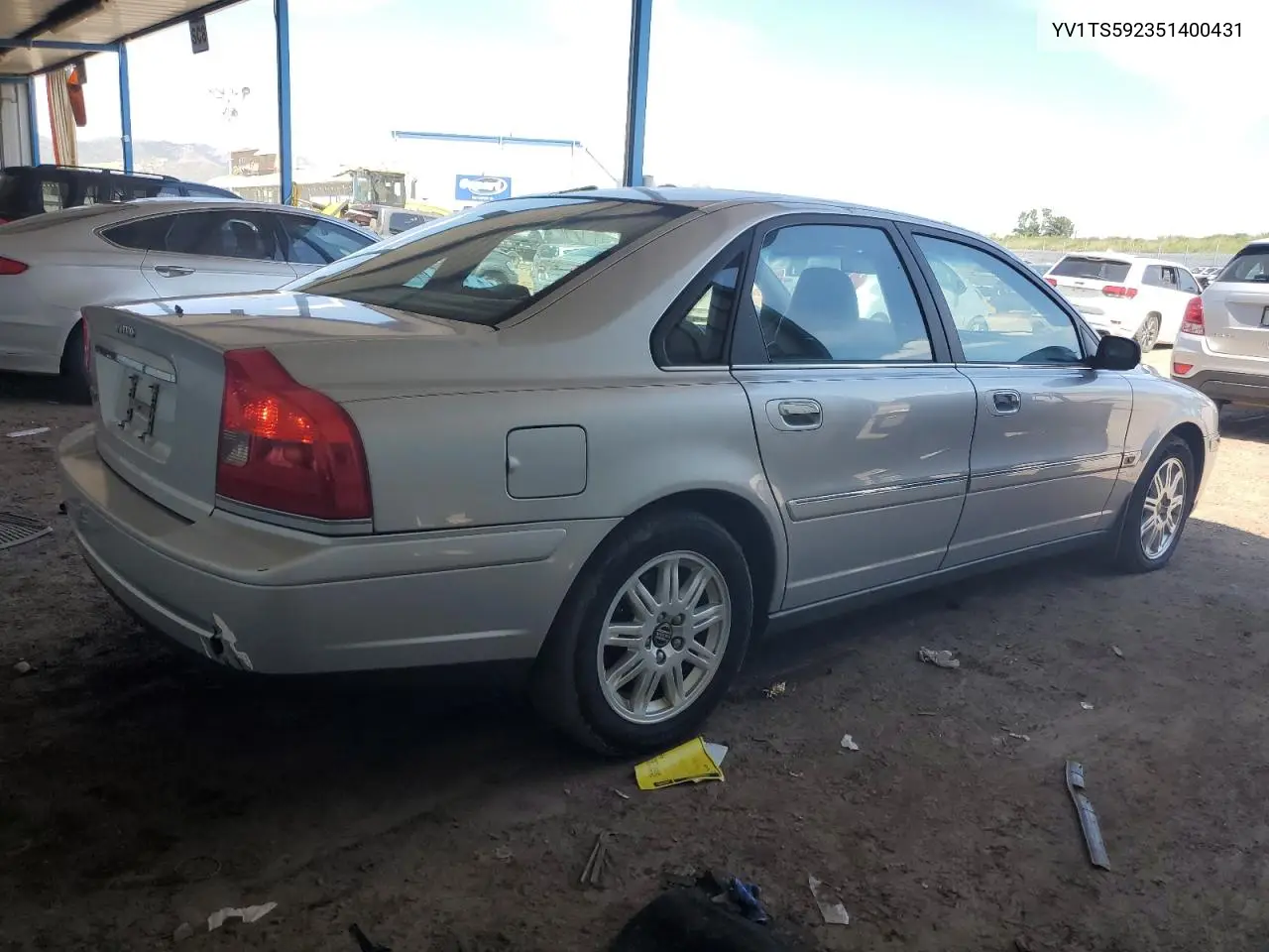 2005 Volvo S80 2.5T VIN: YV1TS592351400431 Lot: 60192985