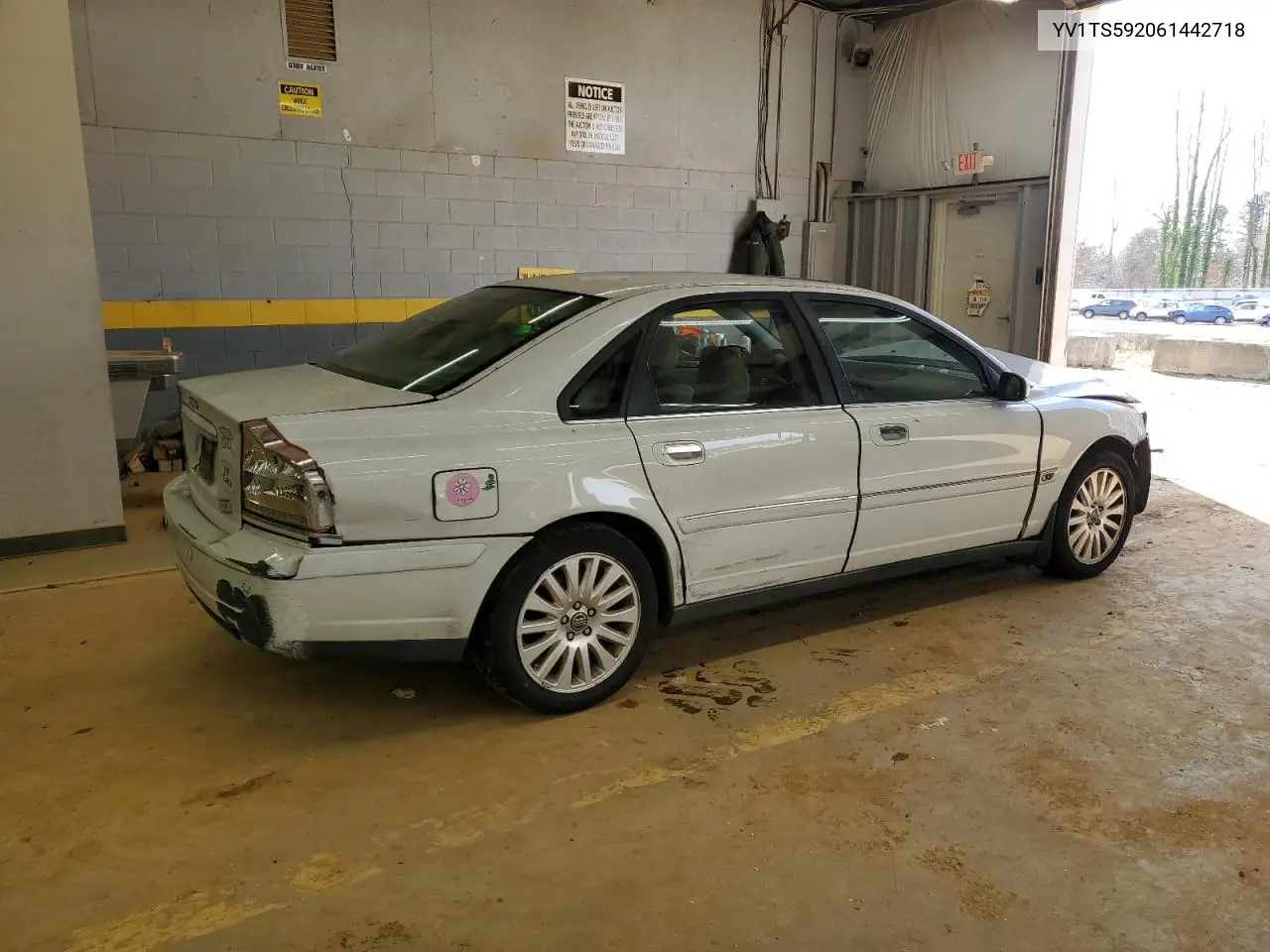 2006 Volvo S80 2.5T VIN: YV1TS592061442718 Lot: 45858025