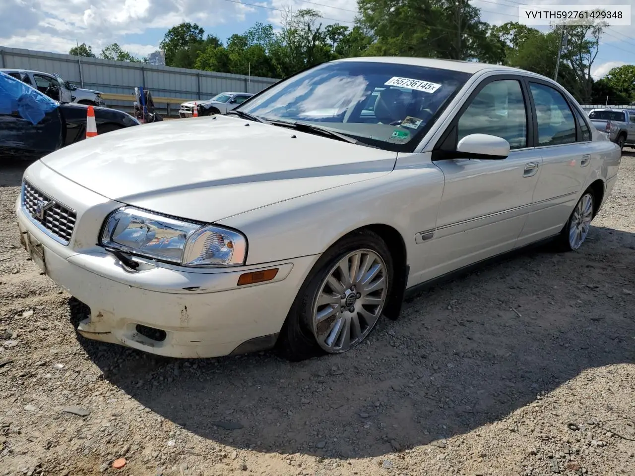 2006 Volvo S80 2.5T VIN: YV1TH592761429348 Lot: 55736145