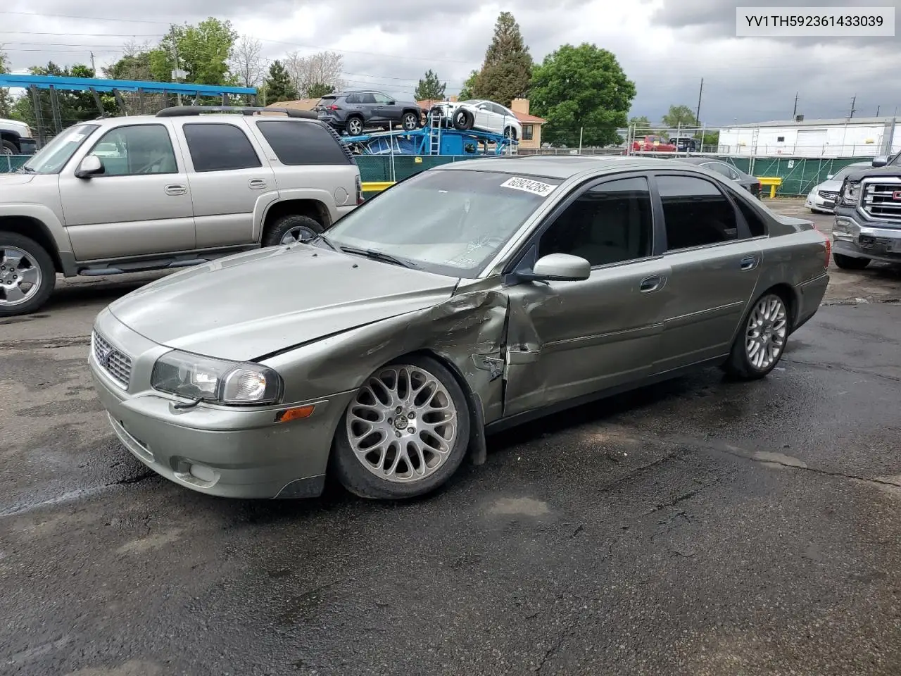 2006 Volvo S80 2.5T VIN: YV1TH592361433039 Lot: 60924285