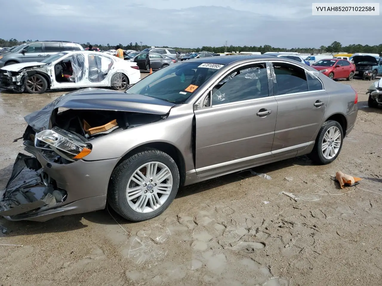 2007 Volvo S80 V8 VIN: YV1AH852071022584 Lot: 47810095