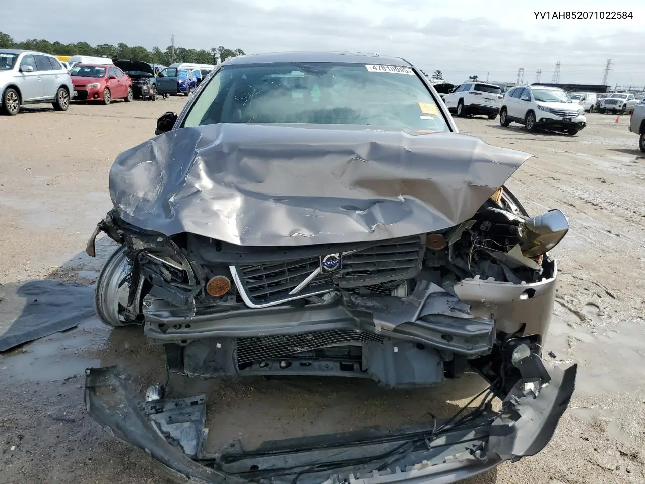 2007 Volvo S80 V8 VIN: YV1AH852071022584 Lot: 47810095