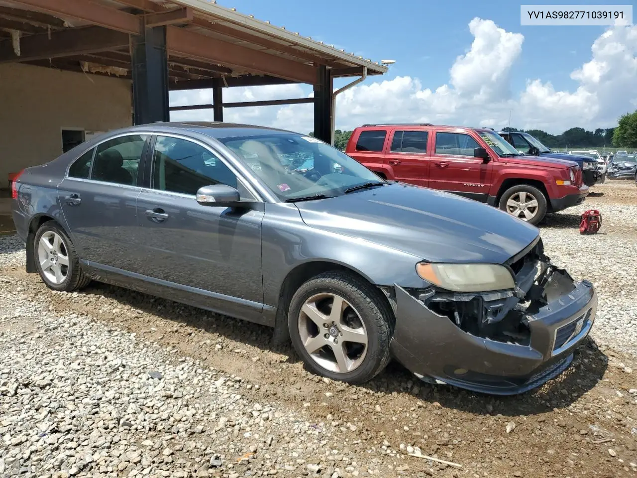 2007 Volvo S80 3.2 VIN: YV1AS982771039191 Lot: 64458535