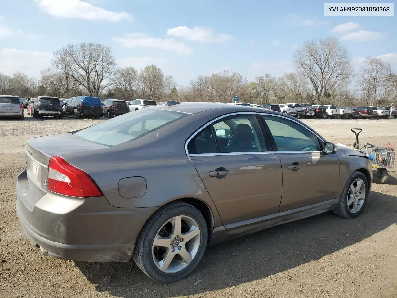 2008 Volvo S80 T6 Turbo VIN: YV1AH992081050368 Lot: 52764975