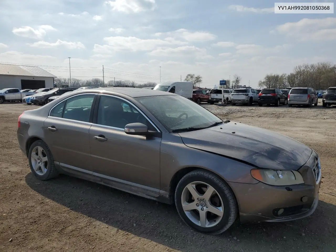2008 Volvo S80 T6 Turbo VIN: YV1AH992081050368 Lot: 52764975