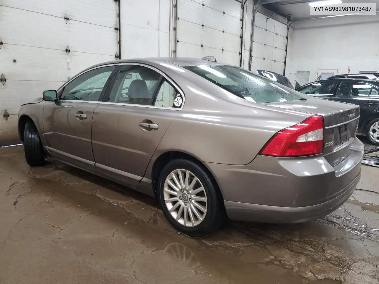 2008 Volvo S80 3.2 VIN: YV1AS982981073487 Lot: 53981995