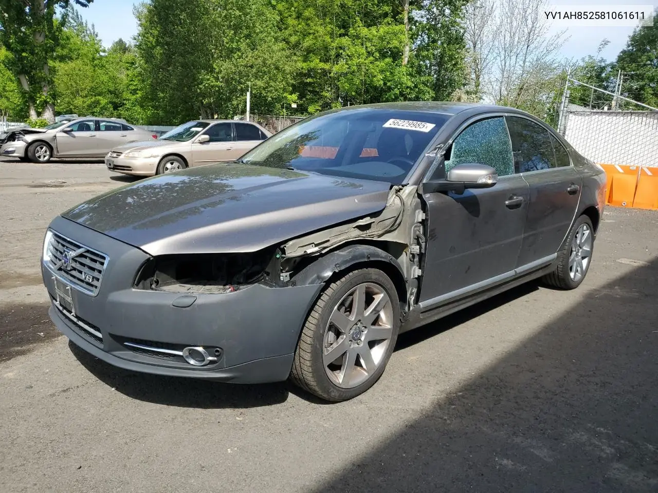 2008 Volvo S80 V8 VIN: YV1AH852581061611 Lot: 56229985