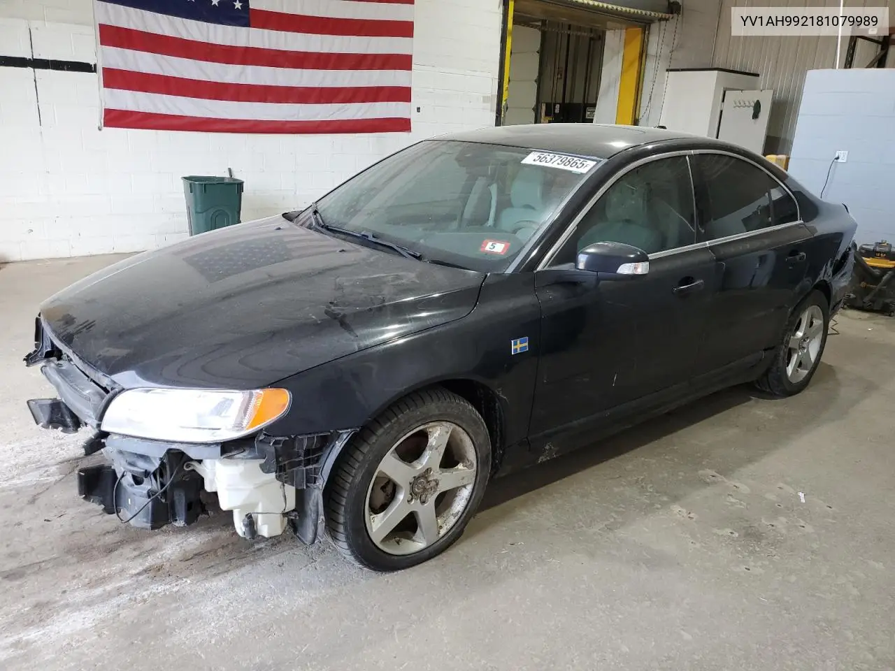 2008 Volvo S80 T6 Turbo VIN: YV1AH992181079989 Lot: 56379865