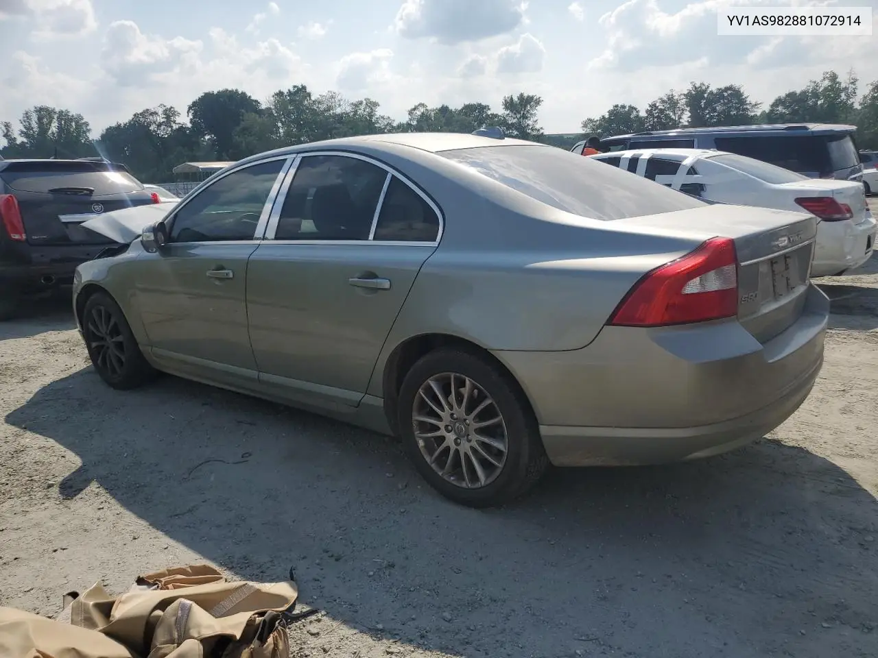 2008 Volvo S80 3.2 VIN: YV1AS982881072914 Lot: 56941915
