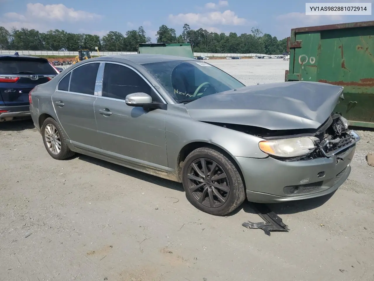 2008 Volvo S80 3.2 VIN: YV1AS982881072914 Lot: 56941915