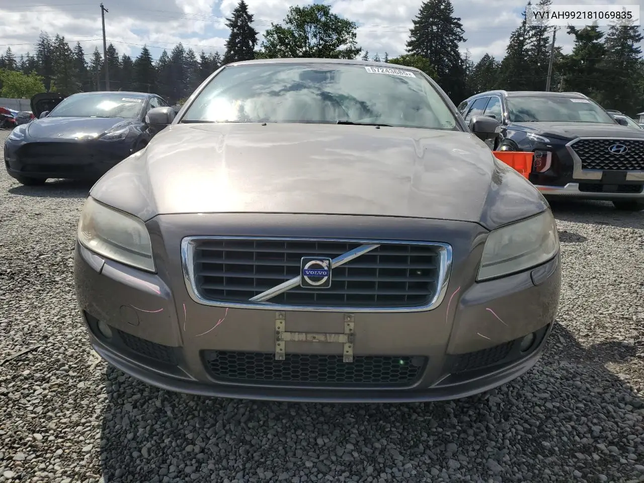yv1ah992181069835 YV1AH992181069835 2008 Volvo S80 T6 Turbo