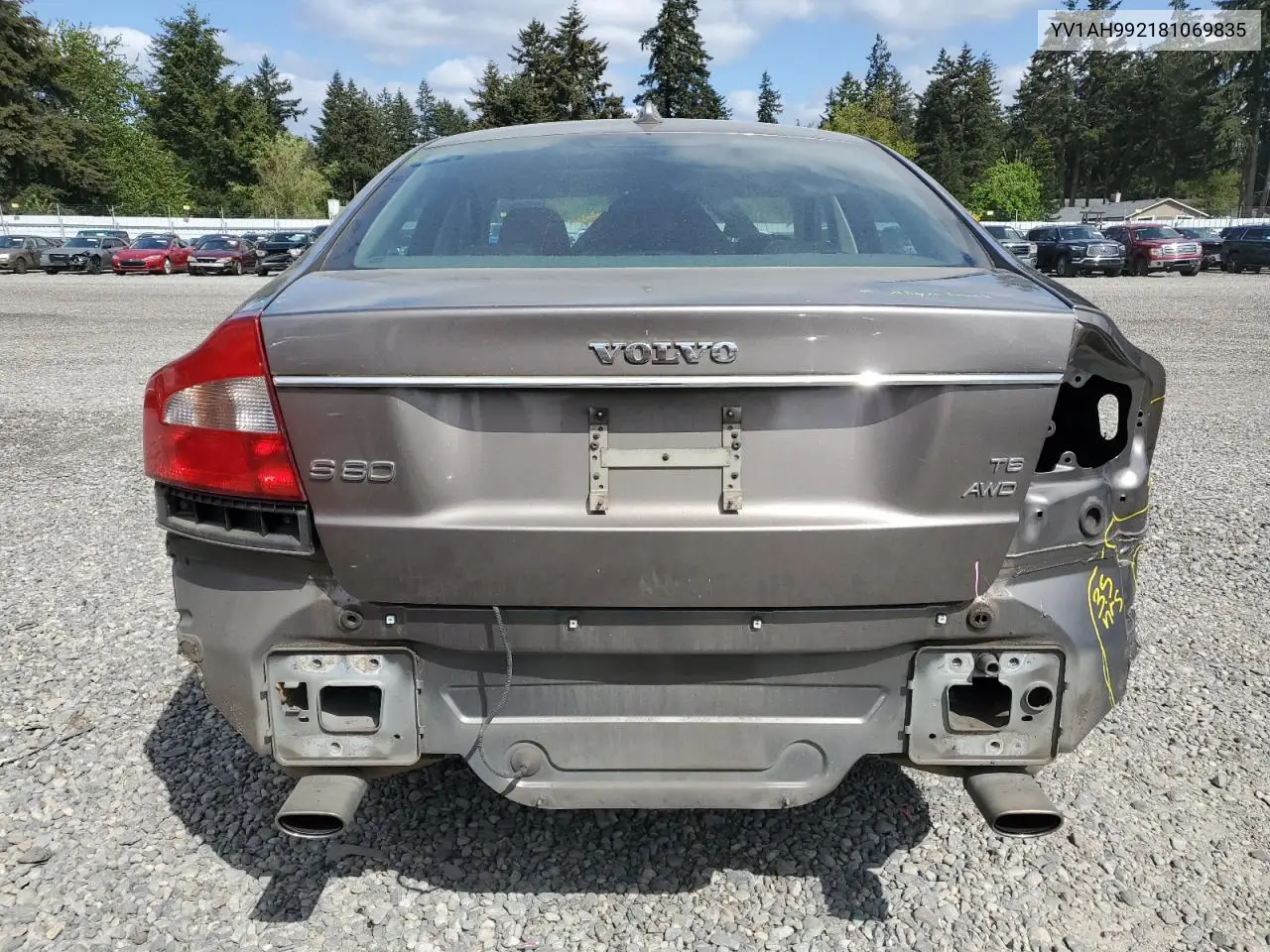yv1ah992181069835 YV1AH992181069835 2008 Volvo S80 T6 Turbo