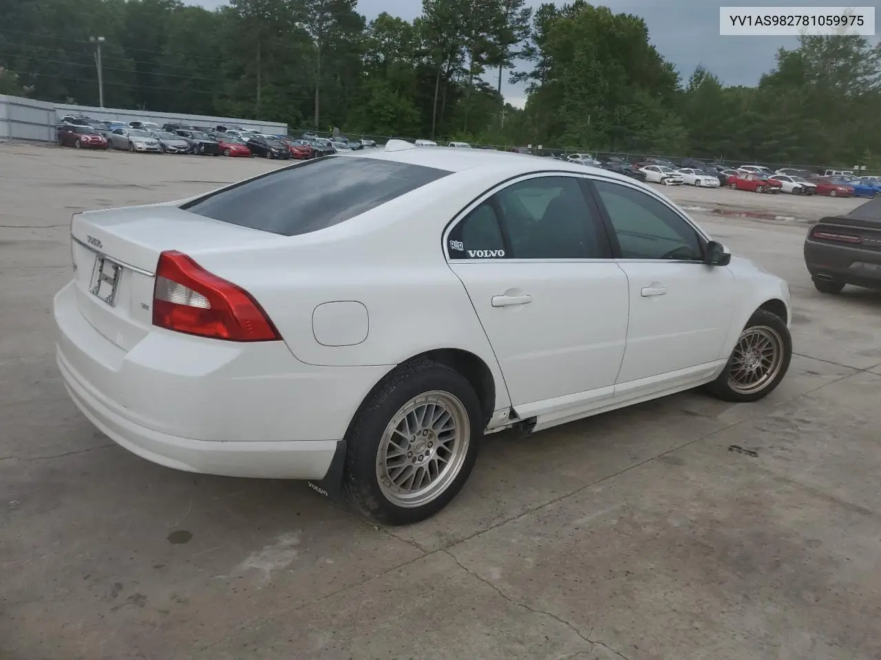 2008 Volvo S80 3.2 VIN: YV1AS982781059975 Lot: 58907295