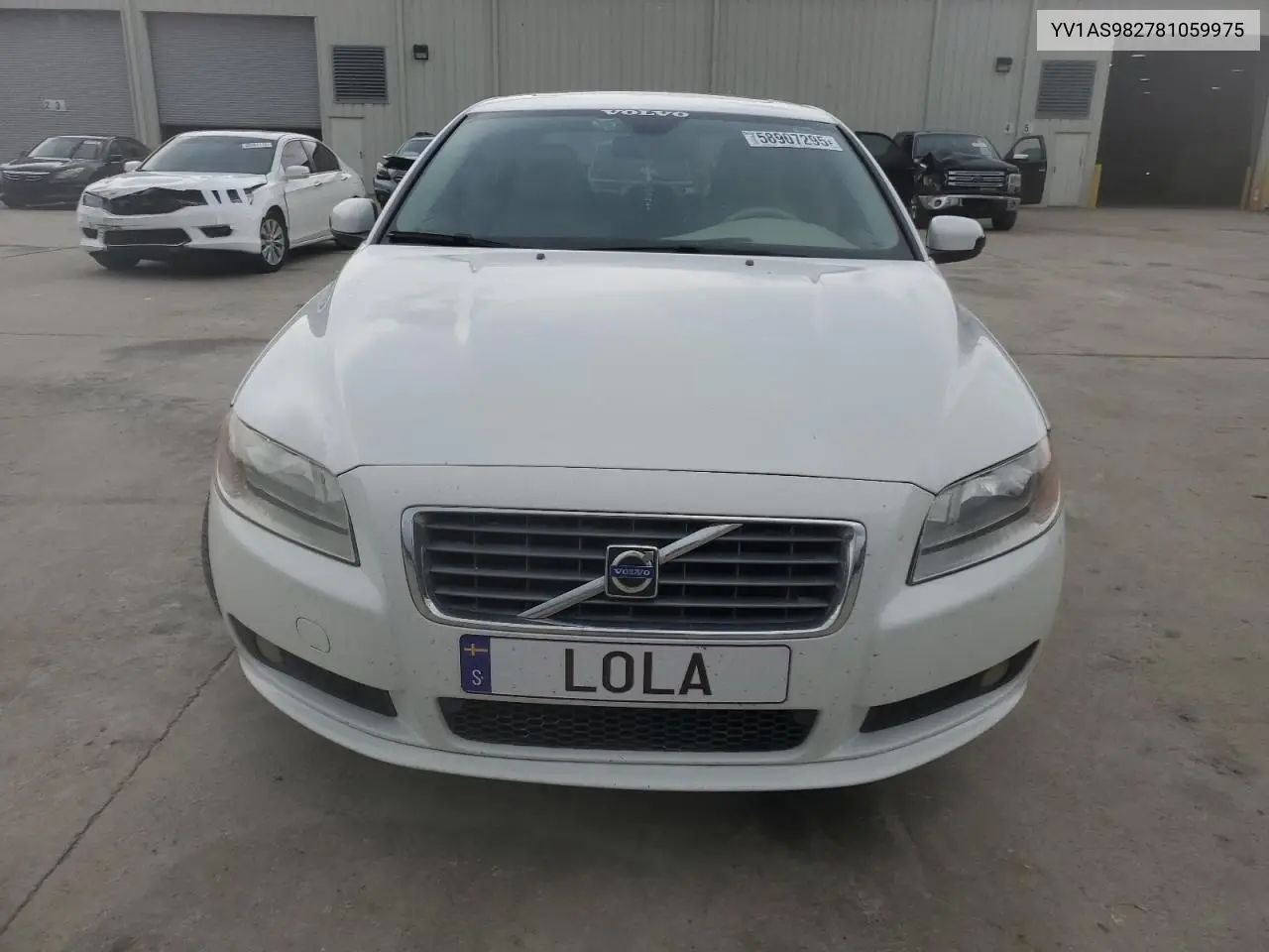 2008 Volvo S80 3.2 VIN: YV1AS982781059975 Lot: 58907295