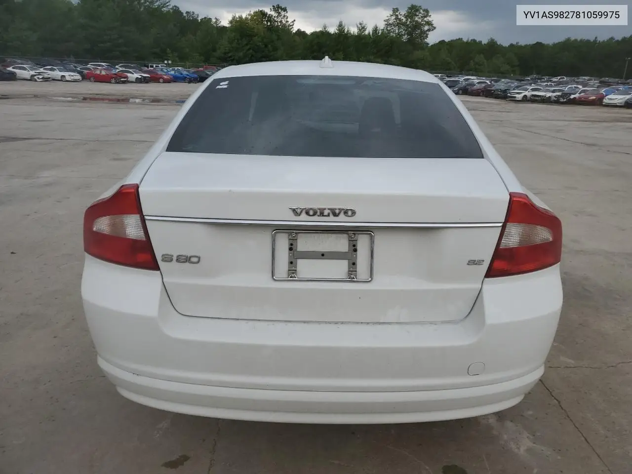 2008 Volvo S80 3.2 VIN: YV1AS982781059975 Lot: 58907295