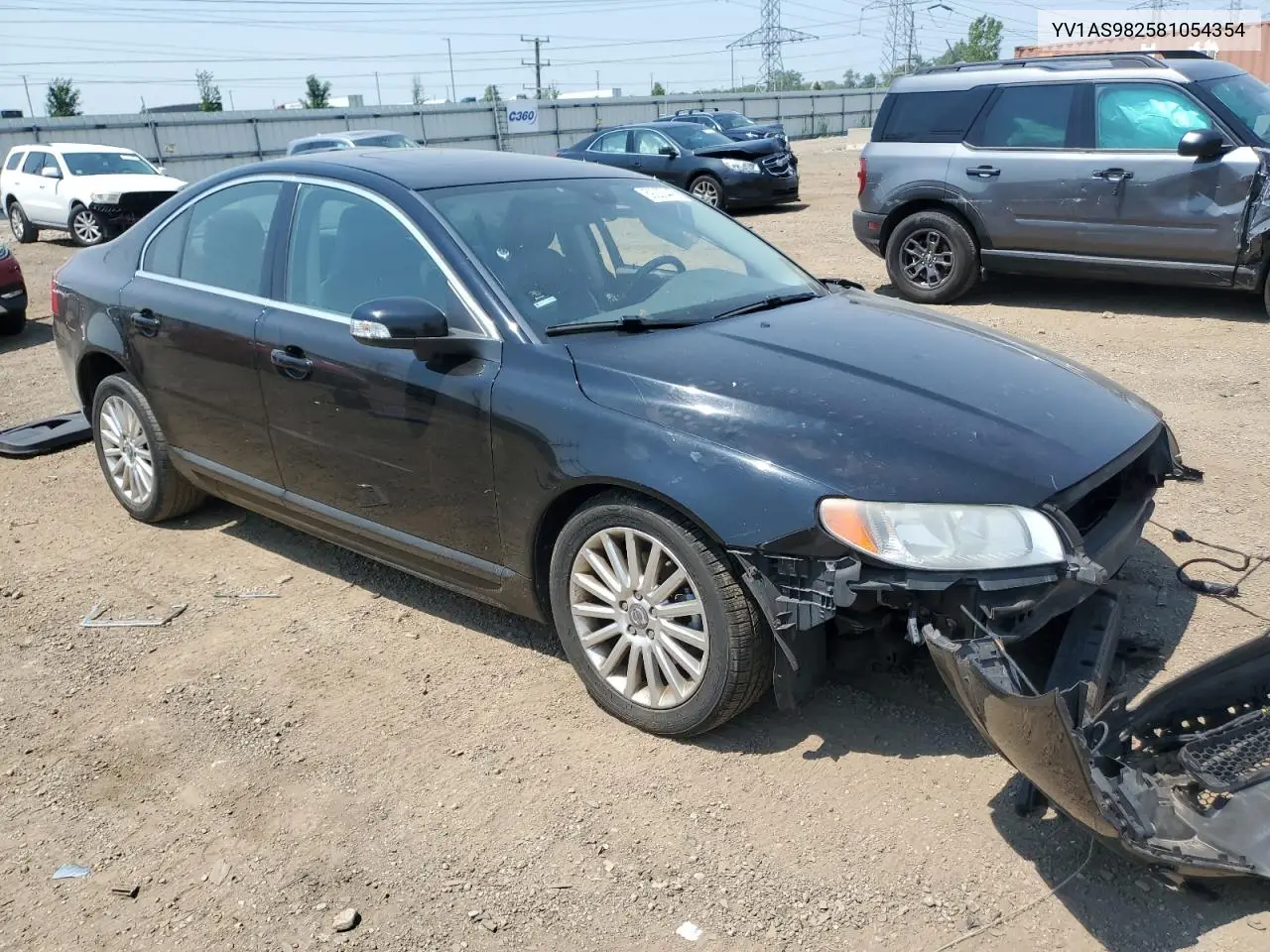2008 Volvo S80 3.2 VIN: YV1AS982581054354 Lot: 59200445