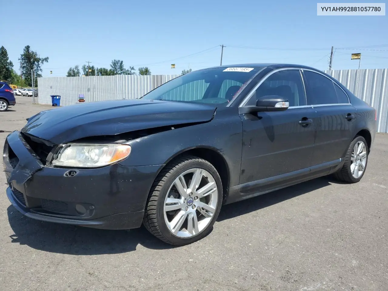 2008 Volvo S80 T6 Turbo VIN: YV1AH992881057780 Lot: 59667185