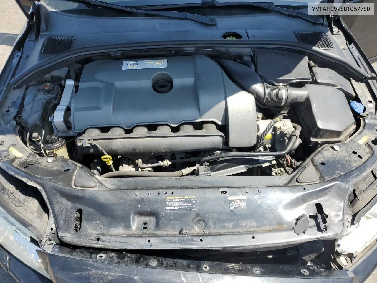 2008 Volvo S80 T6 Turbo VIN: YV1AH992881057780 Lot: 59667185