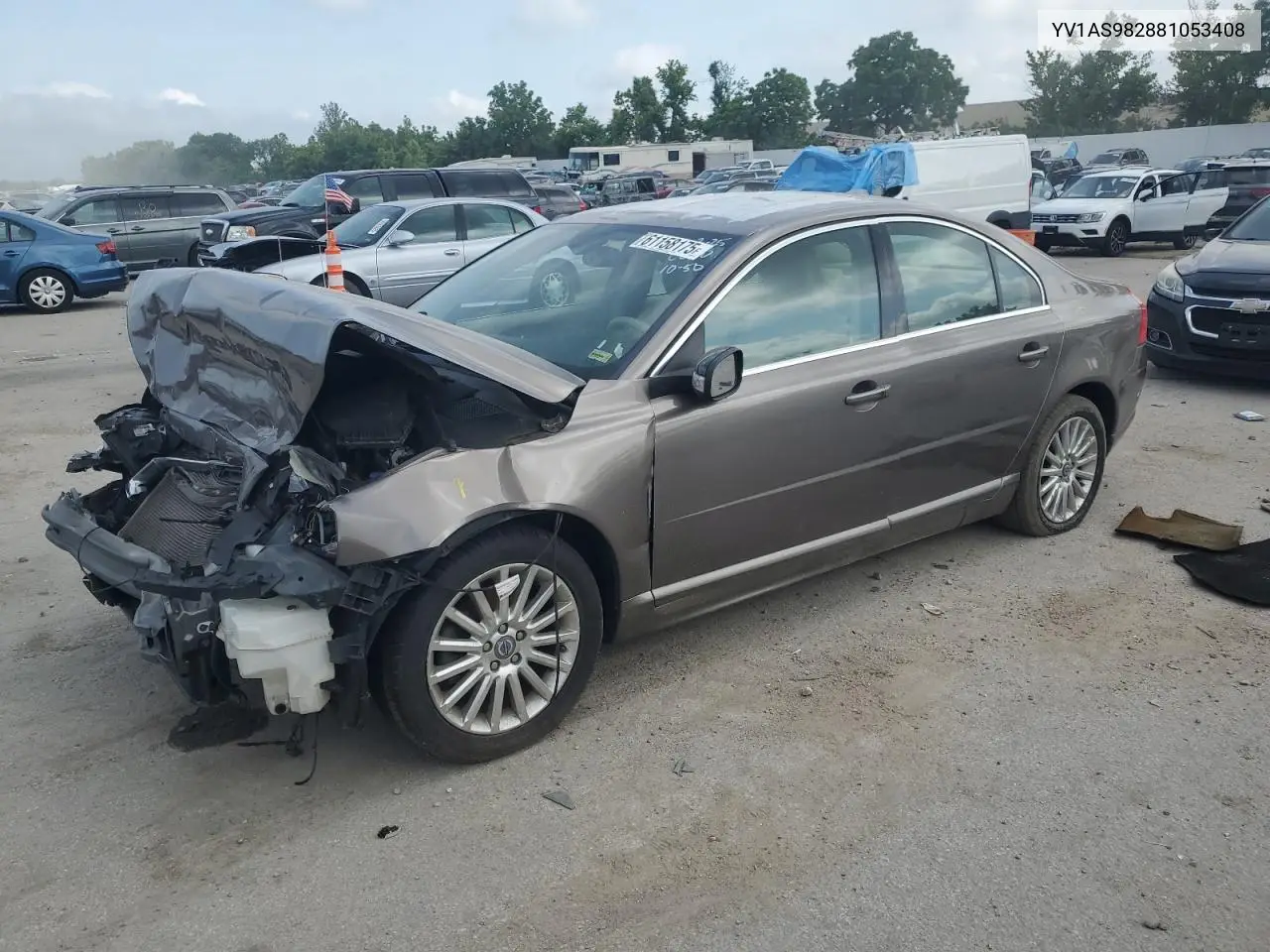 2008 Volvo S80 3.2 VIN: YV1AS982881053408 Lot: 61158175