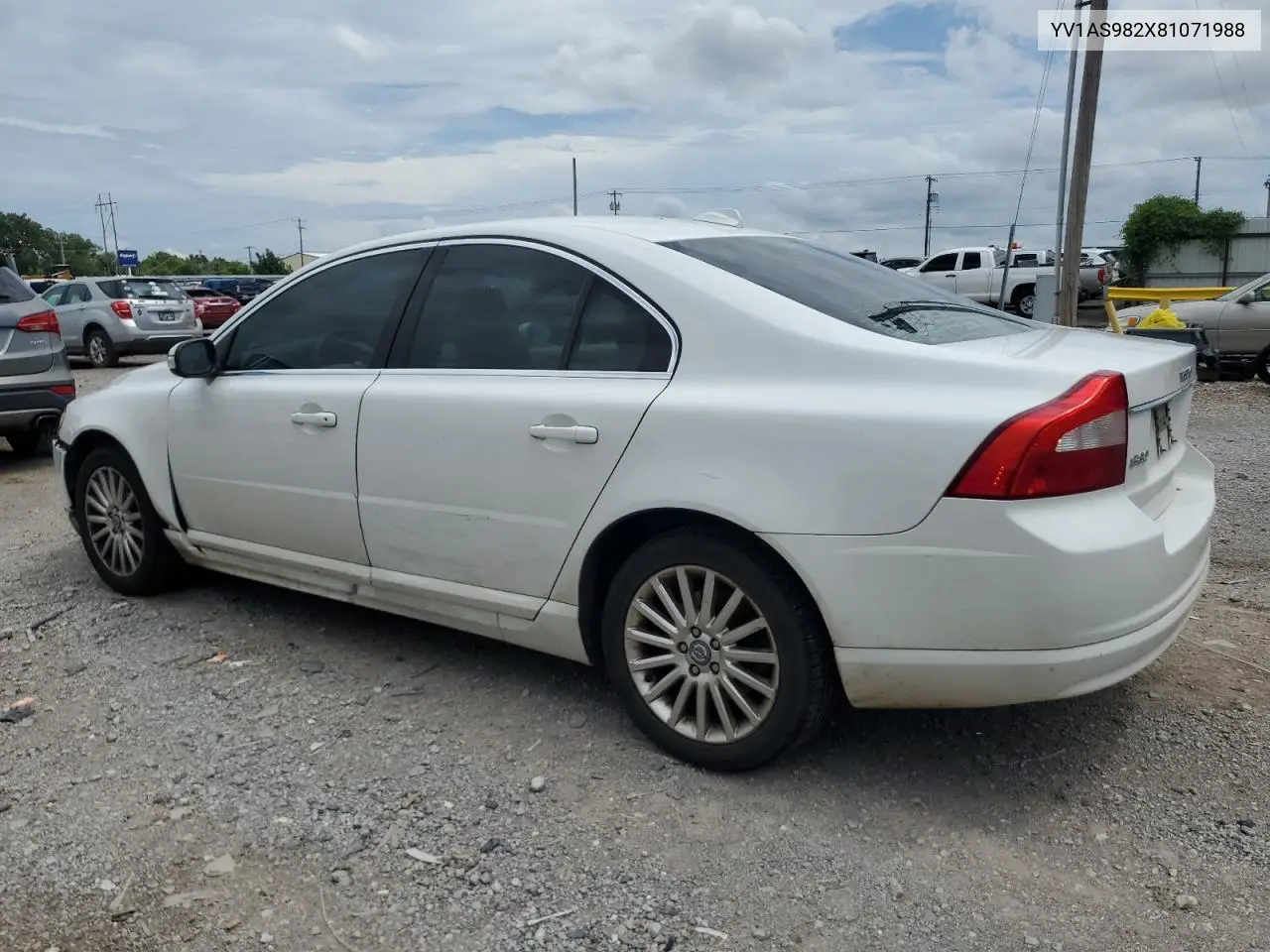 2008 Volvo S80 3.2 VIN: YV1AS982X81071988 Lot: 62174475