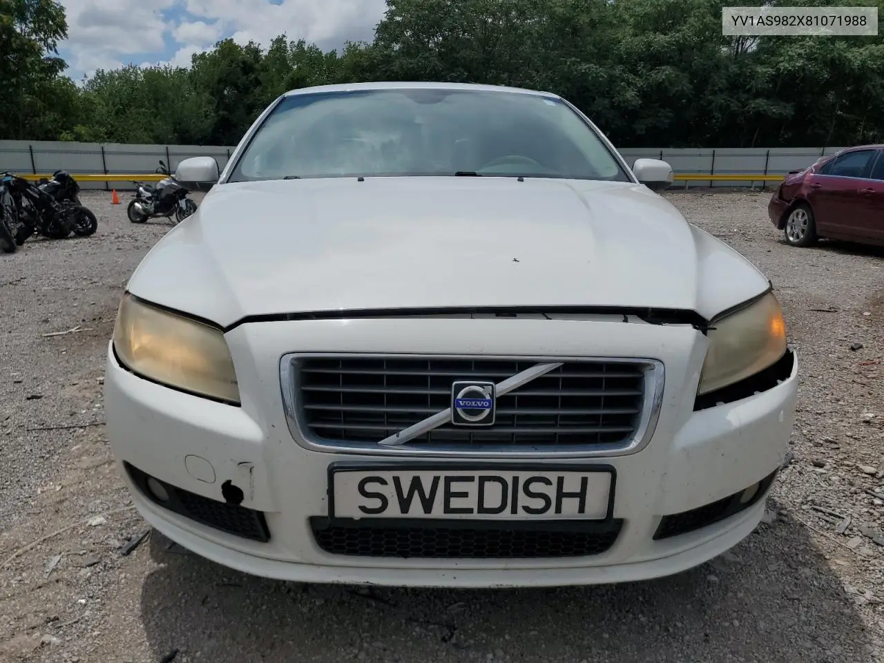 2008 Volvo S80 3.2 VIN: YV1AS982X81071988 Lot: 62174475