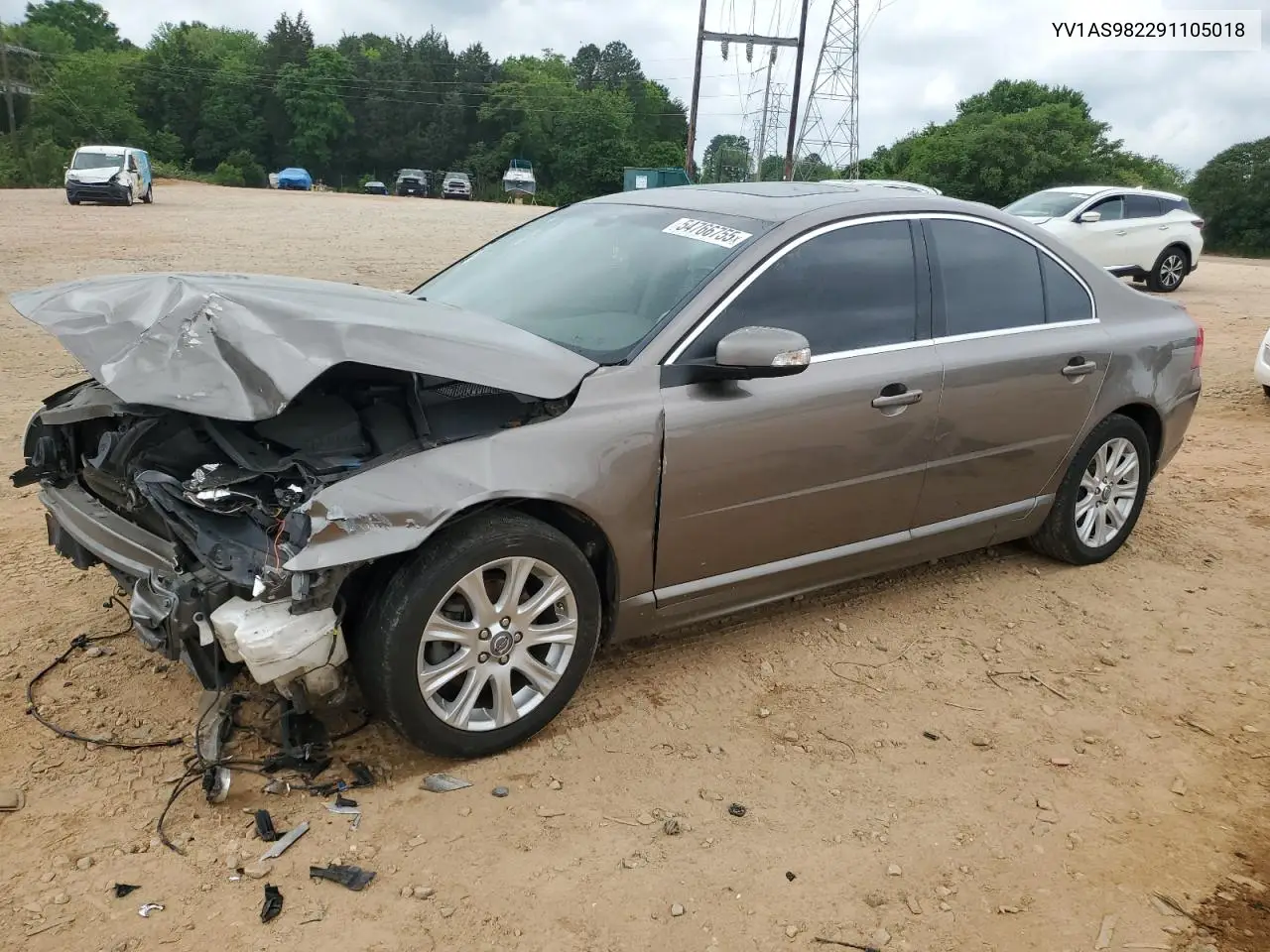 2009 Volvo S80 3.2 VIN: YV1AS982291105018 Lot: 54766755