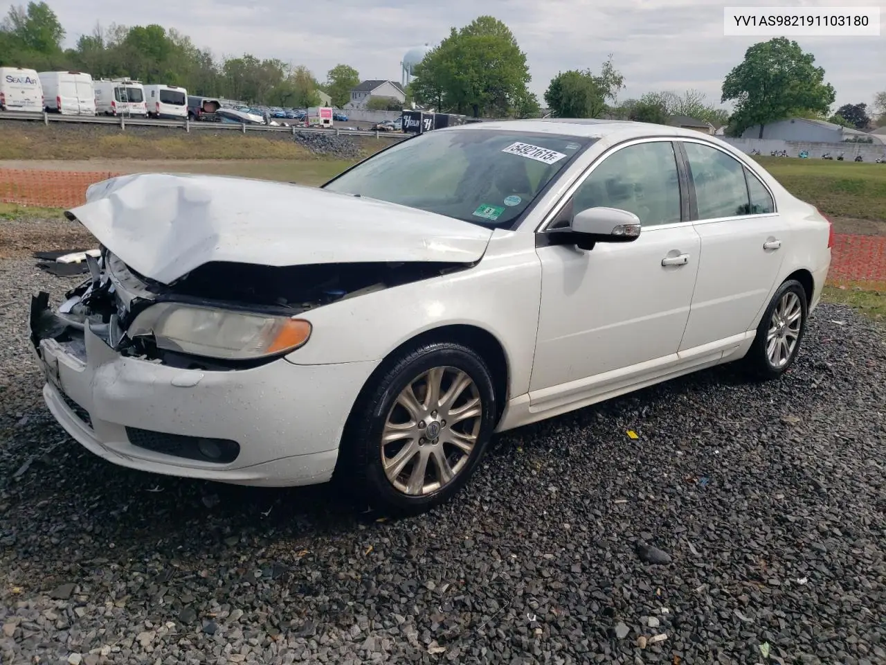 2009 Volvo S80 3.2 VIN: YV1AS982191103180 Lot: 54921615