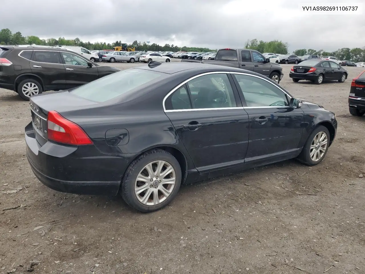 2009 Volvo S80 3.2 VIN: YV1AS982691106737 Lot: 55850025