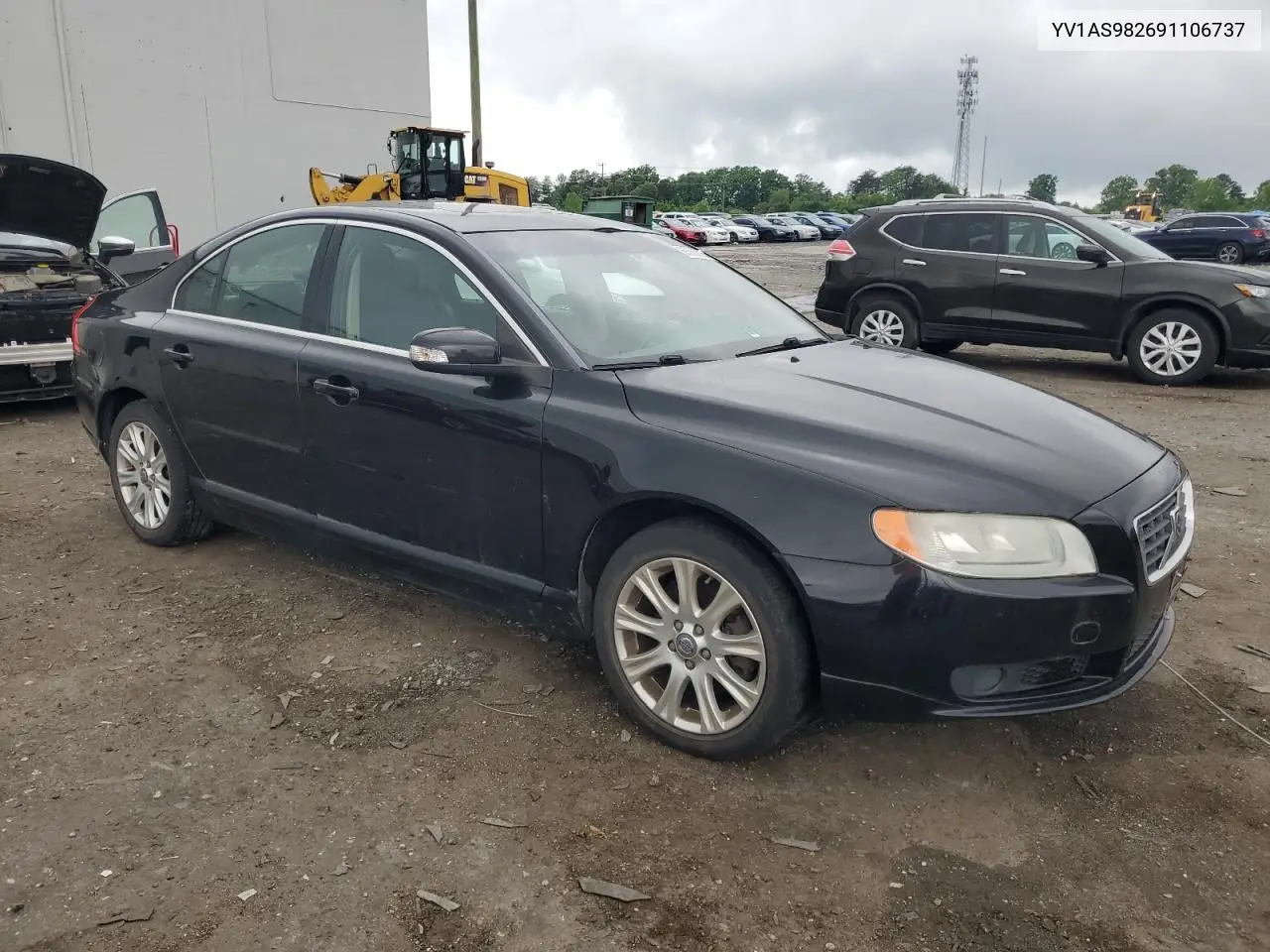 2009 Volvo S80 3.2 VIN: YV1AS982691106737 Lot: 55850025