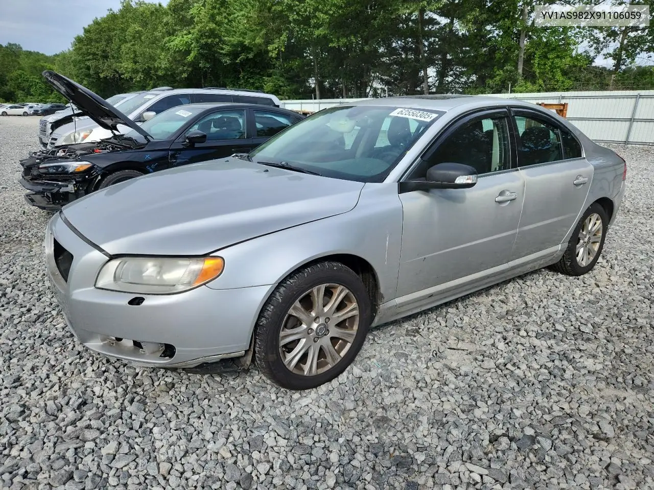 2009 Volvo S80 3.2 VIN: YV1AS982X91106059 Lot: 62550305