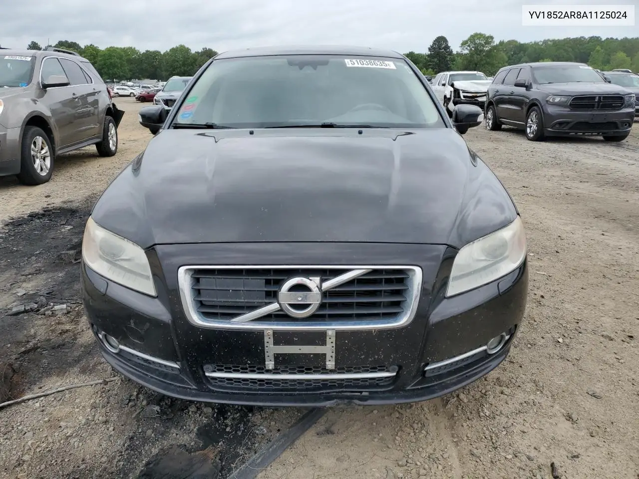 2010 Volvo S80 V8 VIN: YV1852AR8A1125024 Lot: 51038635