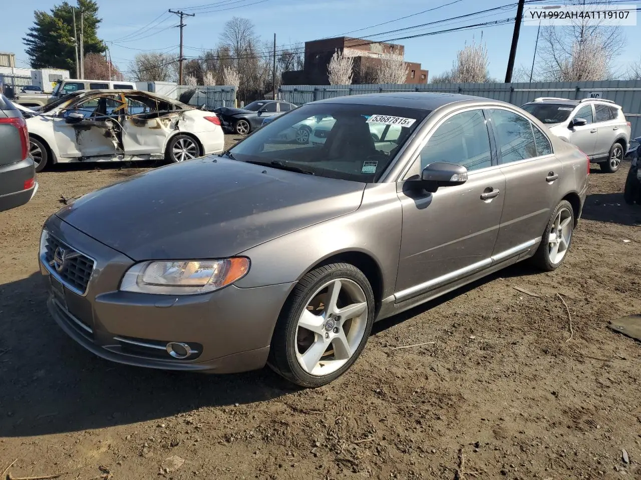 2010 Volvo S80 T6 VIN: YV1992AH4A1119107 Lot: 53687815
