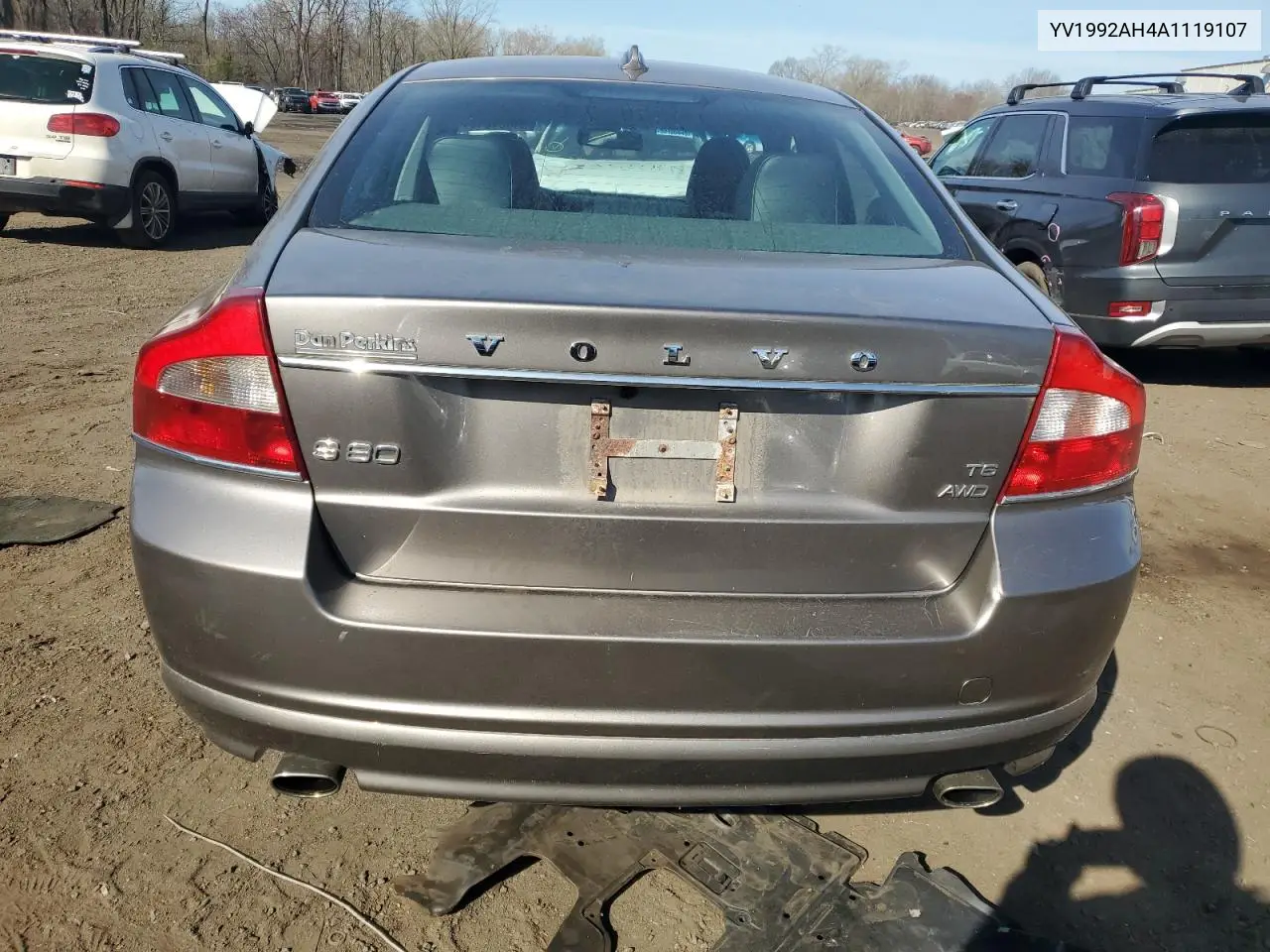 2010 Volvo S80 T6 VIN: YV1992AH4A1119107 Lot: 53687815