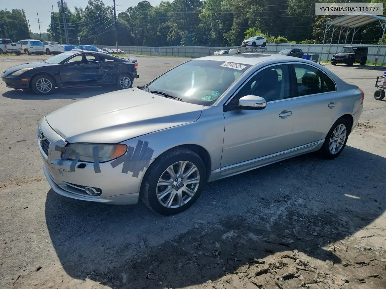 2010 Volvo S80 3.2 VIN: YV1960AS0A1116777 Lot: 60345925