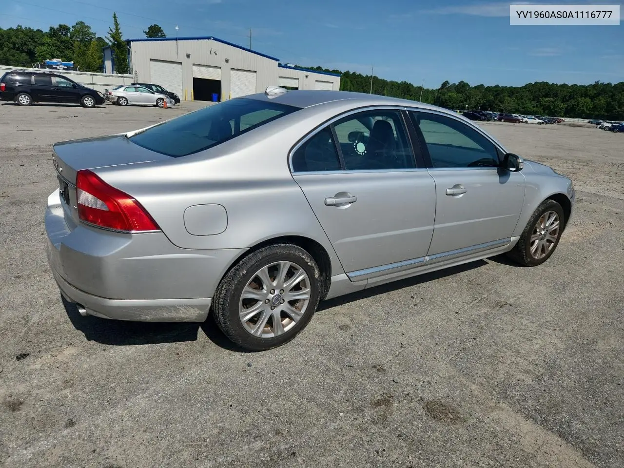2010 Volvo S80 3.2 VIN: YV1960AS0A1116777 Lot: 60345925