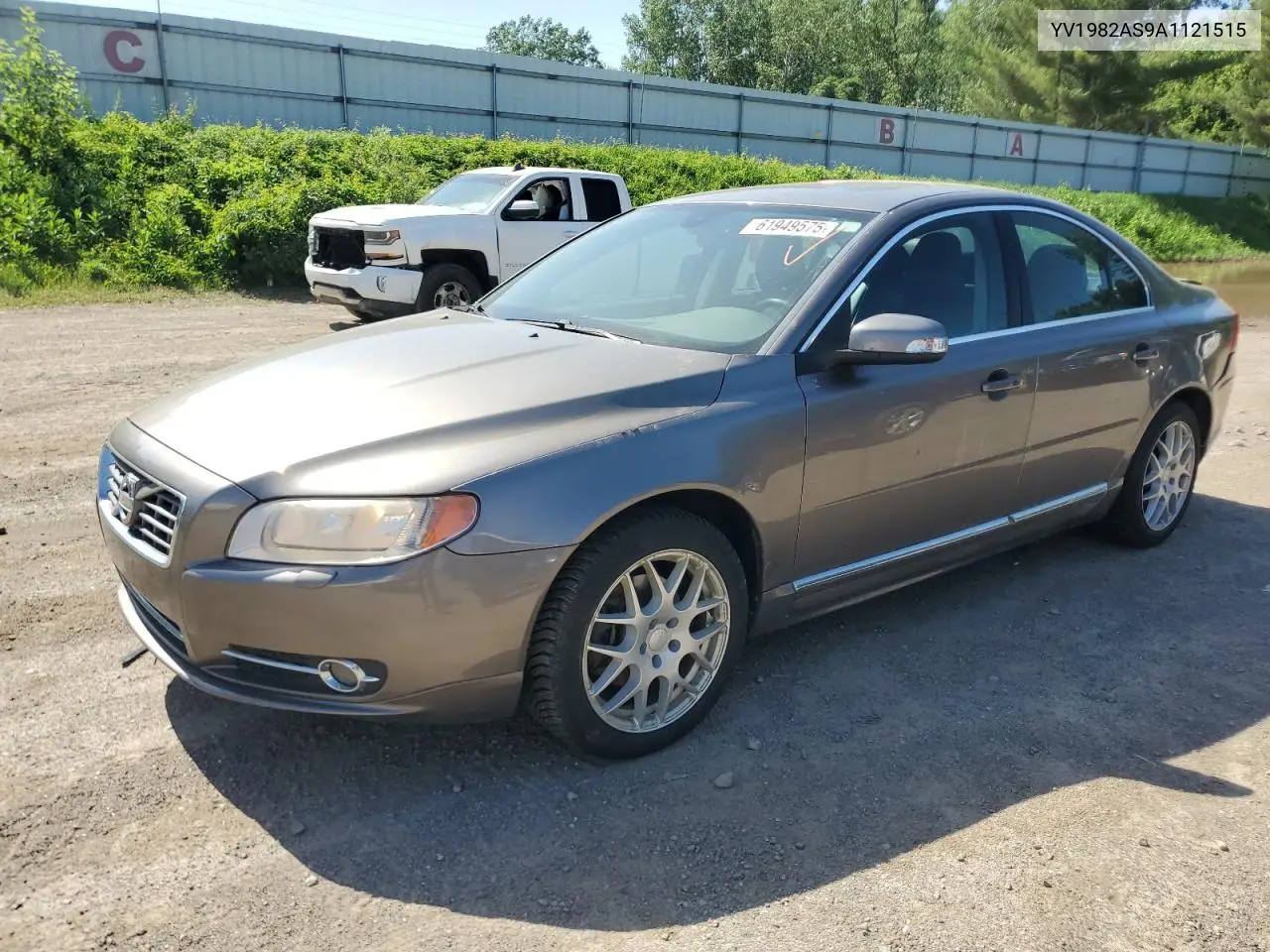 2010 Volvo S80 3.2 VIN: YV1982AS9A1121515 Lot: 61949575