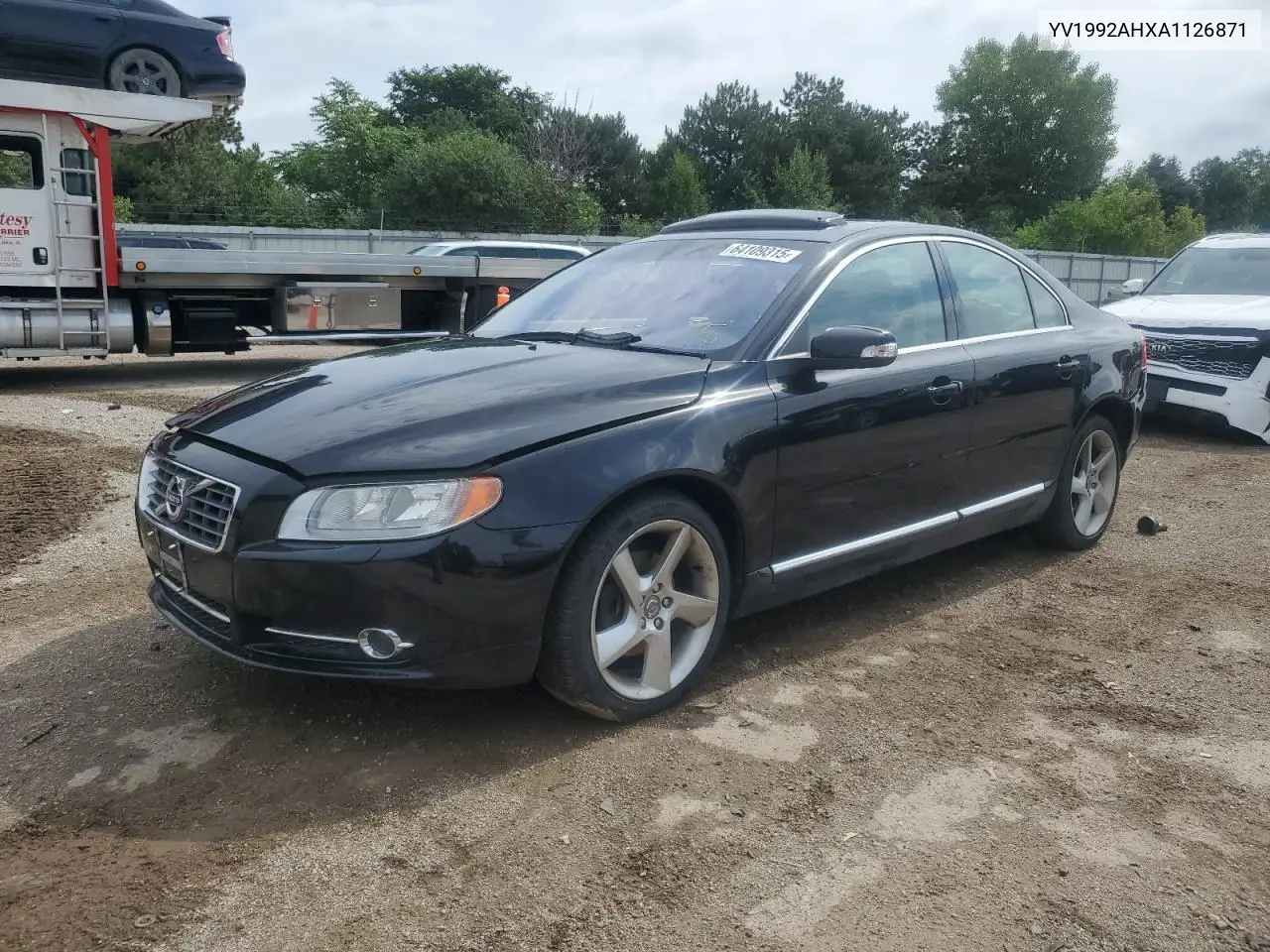 2010 Volvo S80 T6 VIN: YV1992AHXA1126871 Lot: 64109315