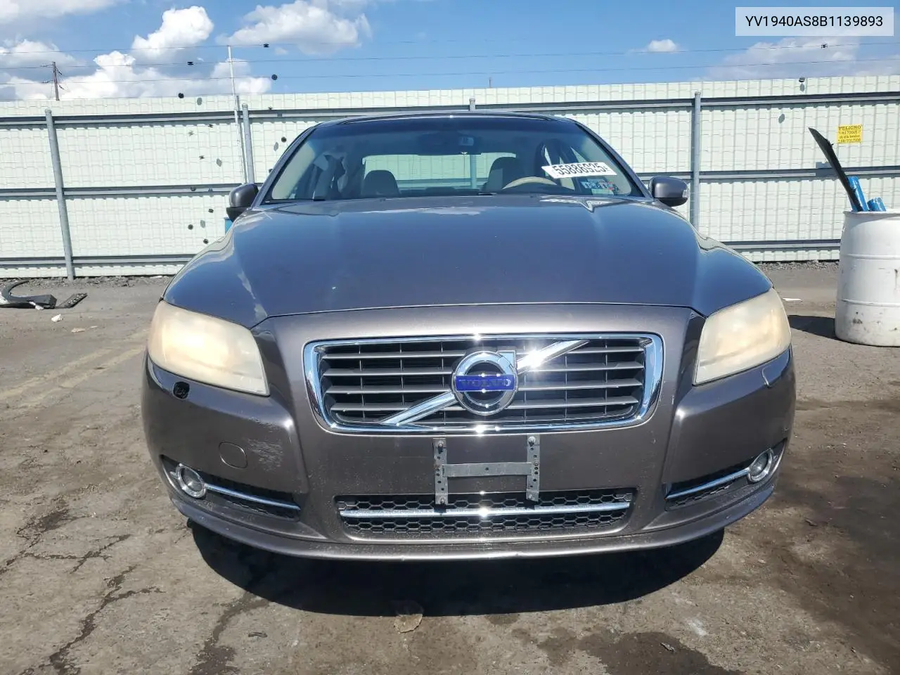 2011 Volvo S80 3.2 VIN: YV1940AS8B1139893 Lot: 55886925