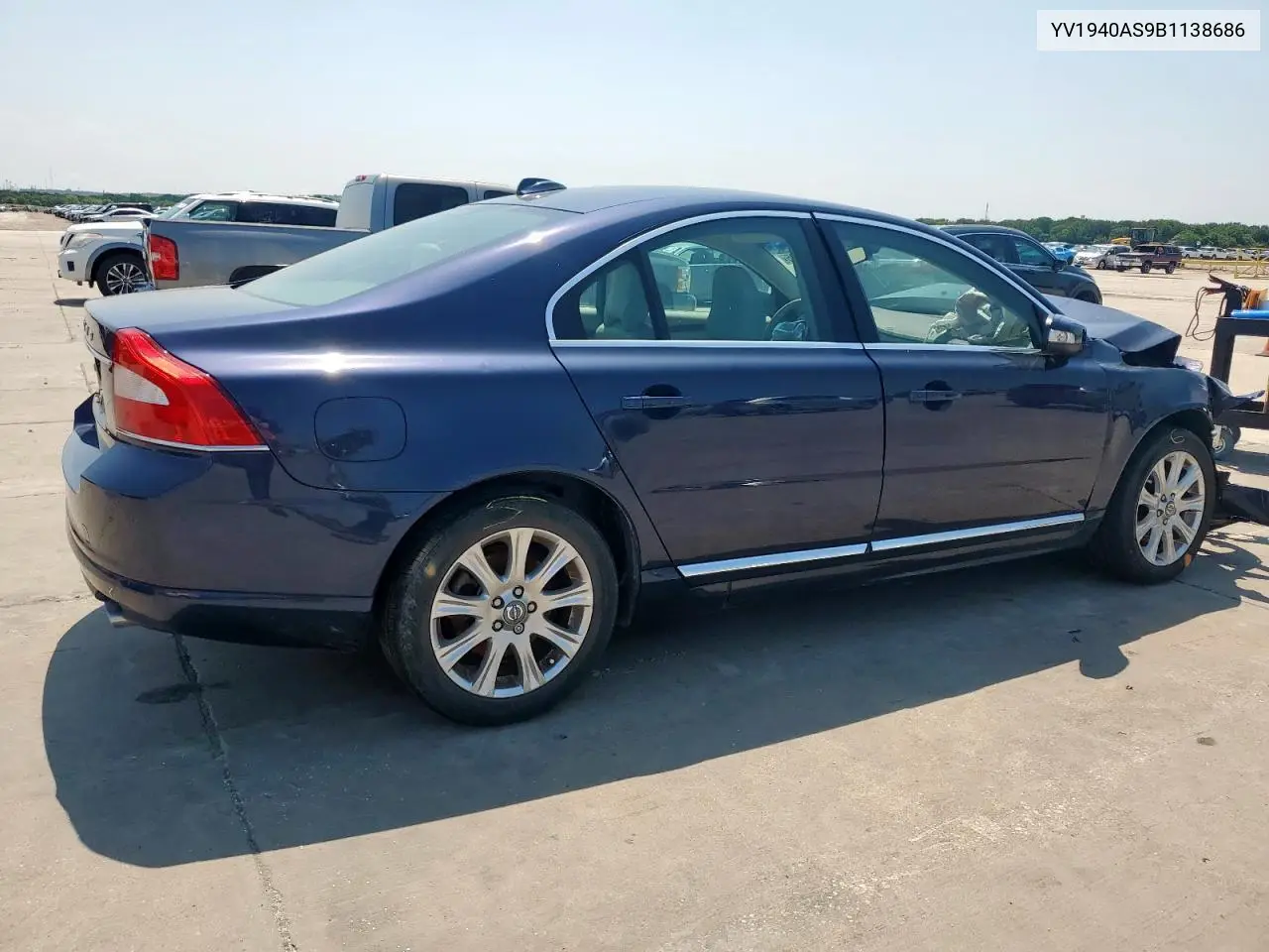 2011 Volvo S80 3.2 VIN: YV1940AS9B1138686 Lot: 58979605