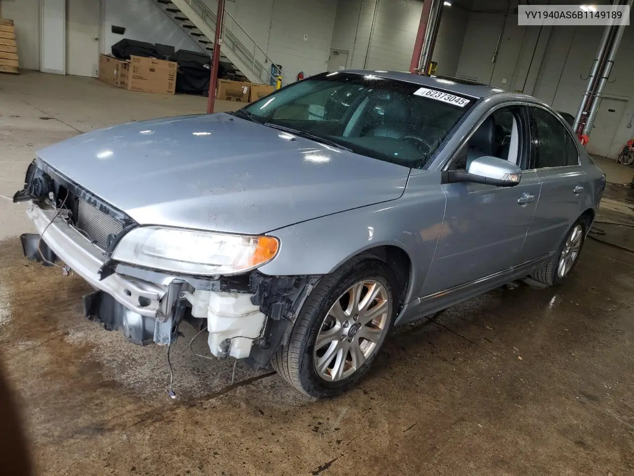 2011 Volvo S80 3.2 VIN: YV1940AS6B1149189 Lot: 62373045