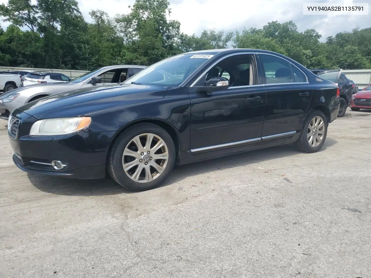 2011 Volvo S80 3.2 VIN: YV1940AS2B1135791 Lot: 63181925