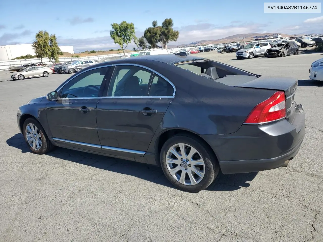 2011 Volvo S80 3.2 VIN: YV1940AS2B1146774 Lot: 65009675