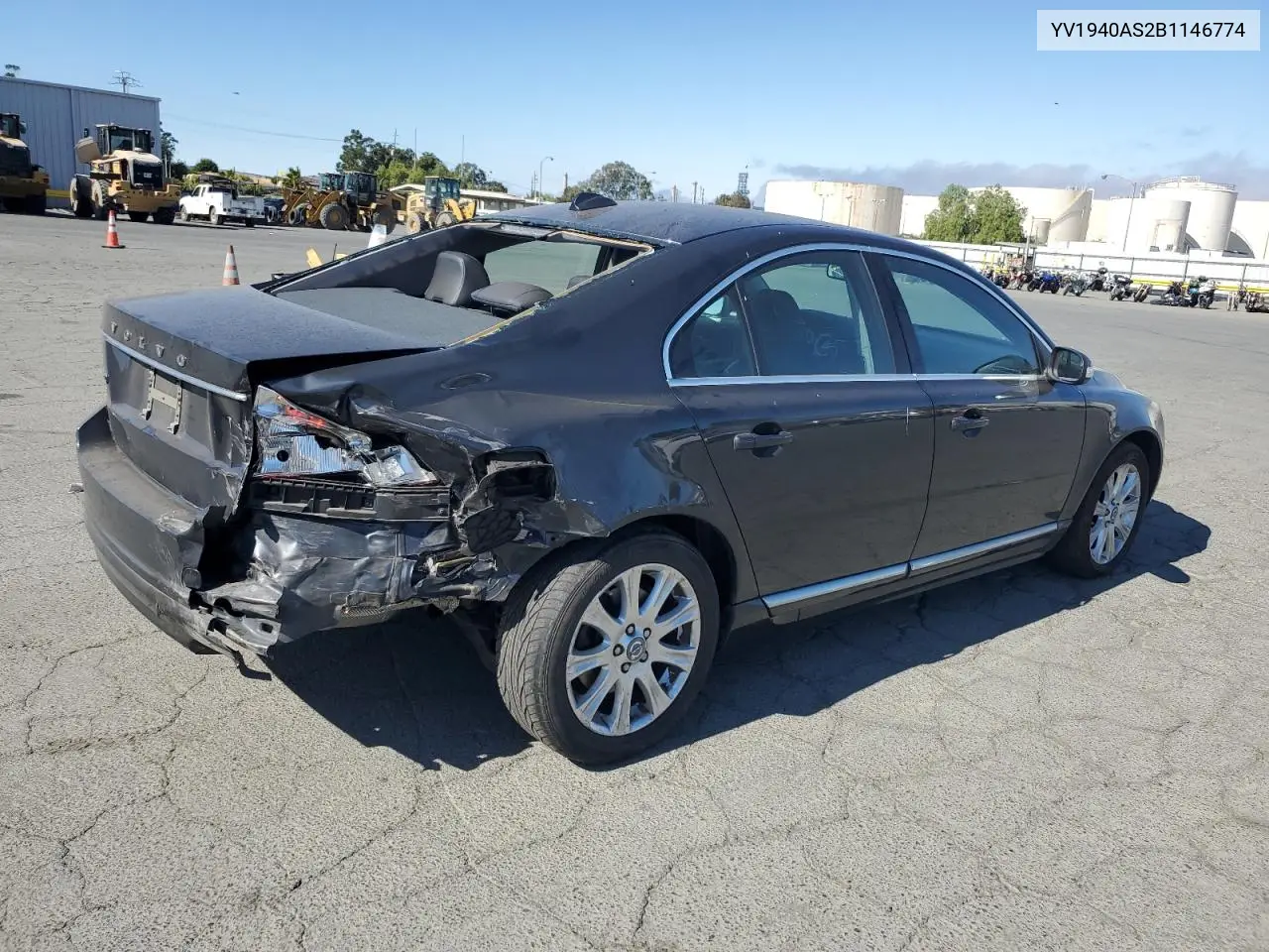 2011 Volvo S80 3.2 VIN: YV1940AS2B1146774 Lot: 65009675